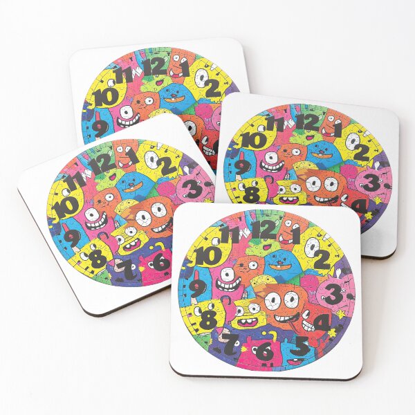 Item preview, Abstract Jigsaw Puzzle Wall Clock 9 designed and sold by 3 CITIES.