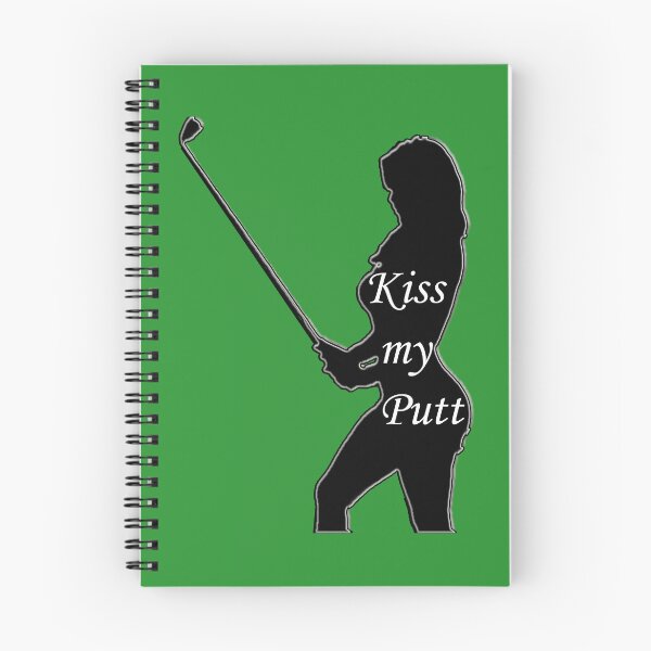 Item preview, Kiss my Putt - Sexy Female Silhouette Golfer designed and sold by shutterrudder.