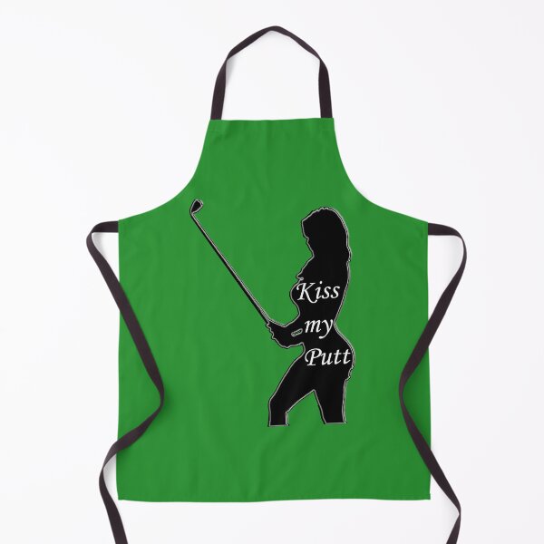 Item preview, Kiss my Putt - Sexy Female Silhouette Golfer designed and sold by shutterrudder.