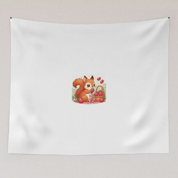 Item preview, Squirrel eating strawberry designed and sold by Kenji11.