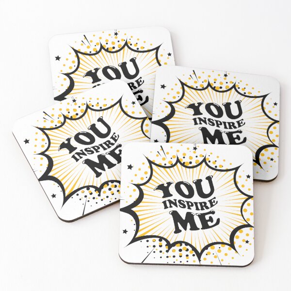 Item preview, Comic boom You inspire me icon. Simple vector illustration of comic You inspire me icon designed and sold by ElenaPost.