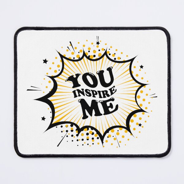 Item preview, Comic boom You inspire me icon. Simple vector illustration of comic You inspire me icon designed and sold by ElenaPost.