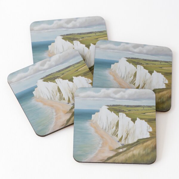 Item preview, Oil-Painted Majesty of the White Cliffs of Dover designed and sold by colorvisionart.
