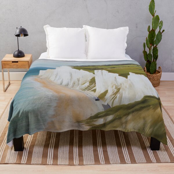 Item preview, Oil-Painted Majesty of the White Cliffs of Dover designed and sold by colorvisionart.