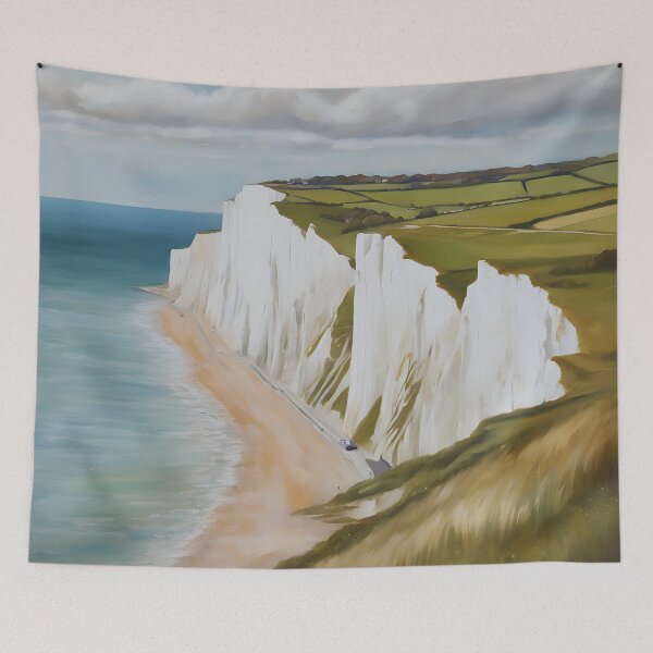 Item preview, Oil-Painted Majesty of the White Cliffs of Dover designed and sold by colorvisionart.