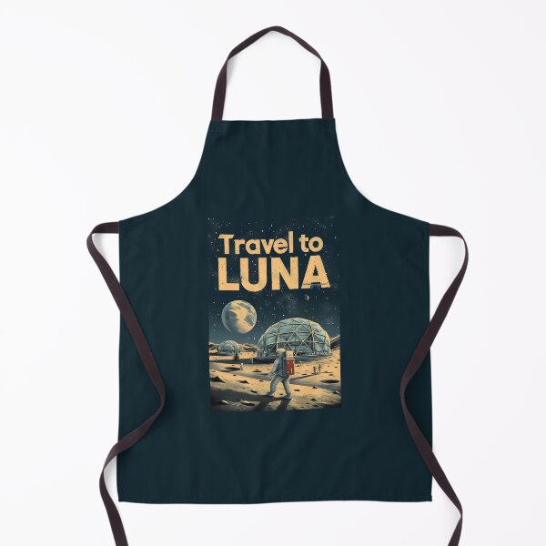 Item preview, Travel to Luna - Vintage Style Poster - Fantasy designed and sold by Fenay Designs.