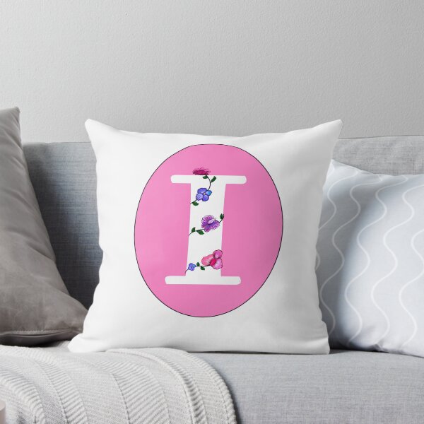 Item preview, Preppy letters I Pink Capital Uppercase Personalized Monogram name lettering Letter I designed and sold by Artonmytee.