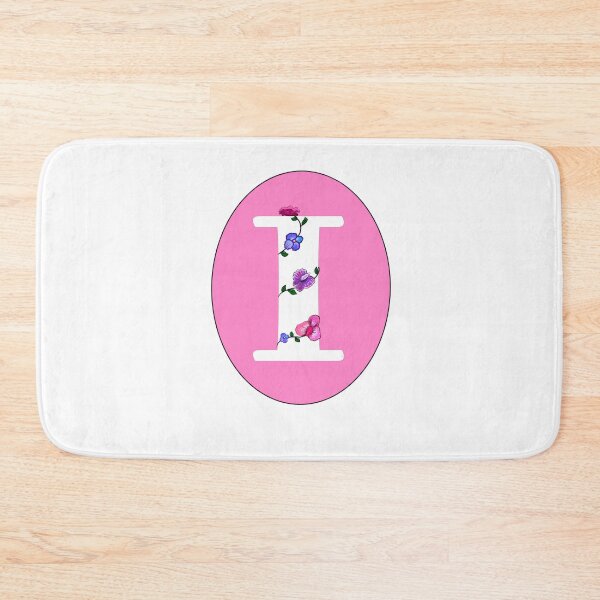 Item preview, Preppy letters I Pink Capital Uppercase Personalized Monogram name lettering Letter I designed and sold by Artonmytee.