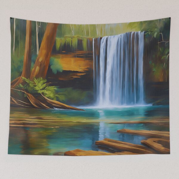Item preview, Impressionist Serenity at Russell Falls designed and sold by colorvisionart.