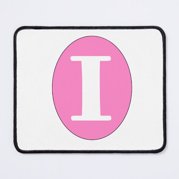Item preview, Preppy letters Pink Capital Uppercase Personalized Monogram name lettering Letter I designed and sold by Artonmytee.