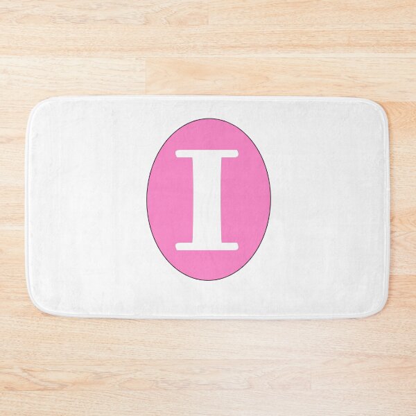 Item preview, Preppy letters Pink Capital Uppercase Personalized Monogram name lettering Letter I designed and sold by Artonmytee.