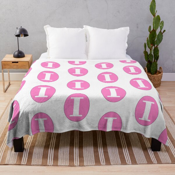 Item preview, Preppy letters Pink Capital Uppercase Personalized Monogram name lettering Letter I designed and sold by Artonmytee.
