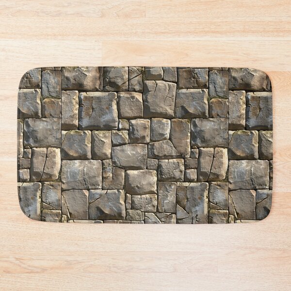 Item preview, Medieval Masonry - Timeless Stone Wall Pattern designed and sold by Sir Meow Meow.