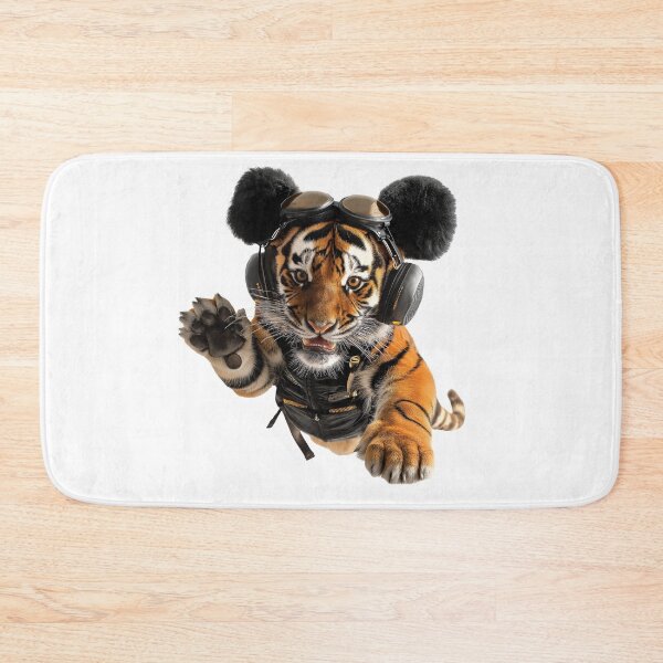 Item preview, Tiger in smile sky diving designed and sold by forget45studio.