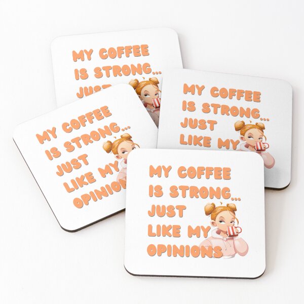 Item preview, Strong Coffee, Stronger Opinions: Girl Boss Graphic designed and sold by Christopher  McGuire.