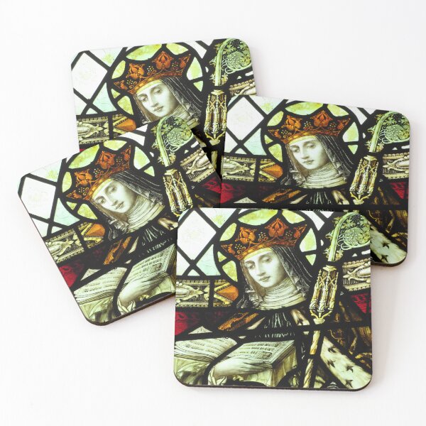 Item preview, St Etheldreda - Stained Glass designed and sold by wiggyofipswich.