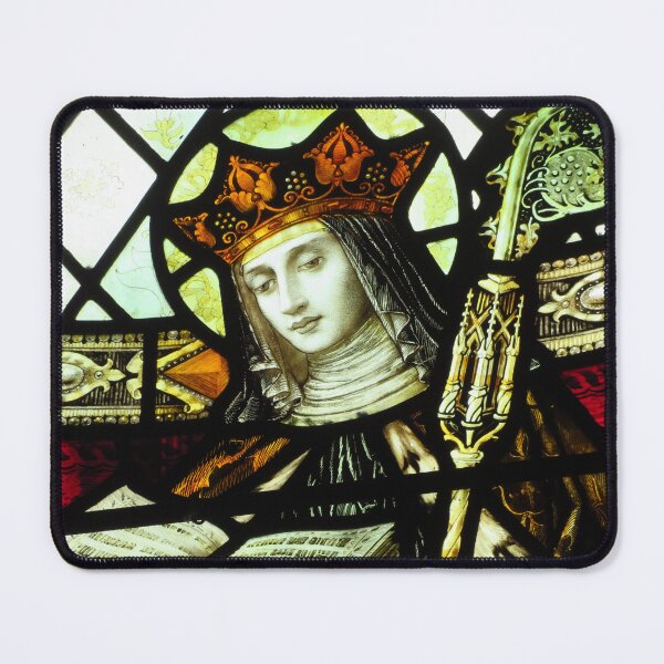 Item preview, St Etheldreda - Stained Glass designed and sold by wiggyofipswich.