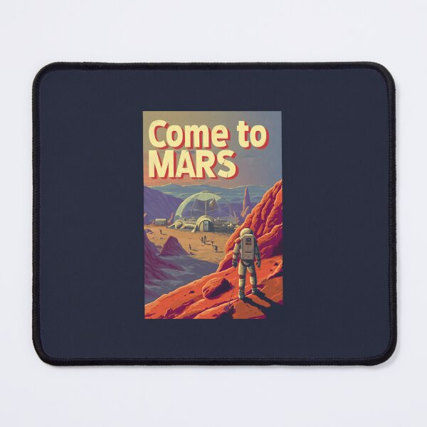 Item preview, Come to Mars - Vintage Poster Style - Sci-Fi designed and sold by Fenay Designs.