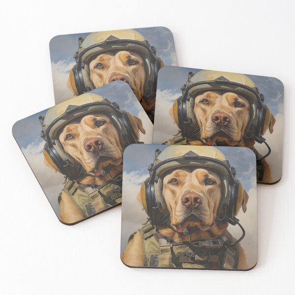 Artikelvorschau, Kampfjetpilot der Labrador Military Airforce entworfen und verkauft von Samuelsboro.