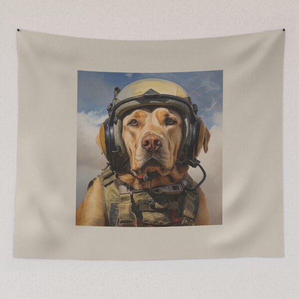 Artikelvorschau, Kampfjetpilot der Labrador Military Airforce entworfen und verkauft von Samuelsboro.