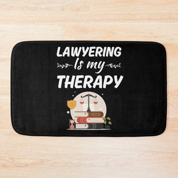 Item preview, Lawyering is my therapy, funny proud lawyer or attorney profession appreciation designed and sold by NBSStore.