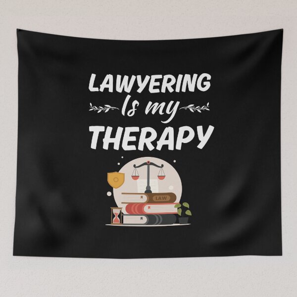 Item preview, La abogacía es mi terapia, divertido y orgulloso abogado o apreciación de la profesión de abogado. designed and sold by NBSStore.
