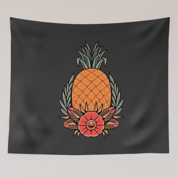 Item preview, Pineapple Tattoo Flash designed and sold by OutbreakDesigns.