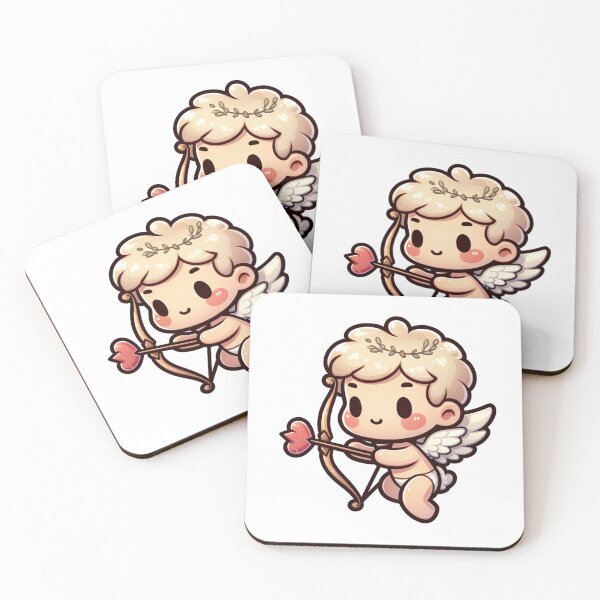 Item preview, Cute cupid love sticker  - Adorable Angel of Love designed and sold by Ajay GB.