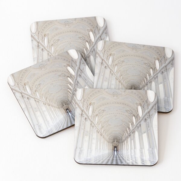 Item preview, Reggia di Venaria Reale, Italia - perspectiva del corredor, mármol de lujo, galería y ventanas - Palacio Real designed and sold by Paolo Modena Photography - Fine Italian Art.