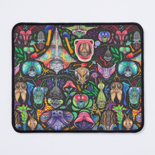 Item preview, bugagstas.Entomology,pattern, Insects, Bugs, pattern, hand drawn, mushroom, maximalism designed and sold by Soulape.
