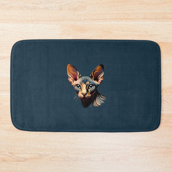 Item preview, Sphynx Serenity: Abstract Elegance by De Kooning designed and sold by BastKittyStore.
