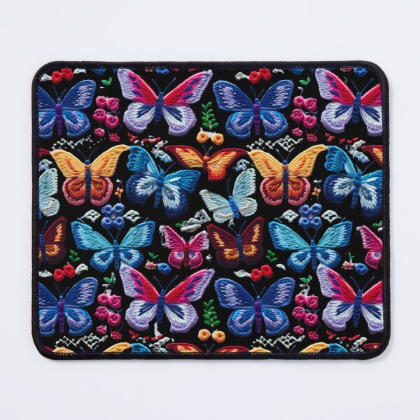 Item preview, Colorful Embroidered Butterflies designed and sold by HappyLifeCreate.