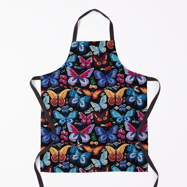 Item preview, Colorful Embroidered Butterflies designed and sold by HappyLifeCreate.