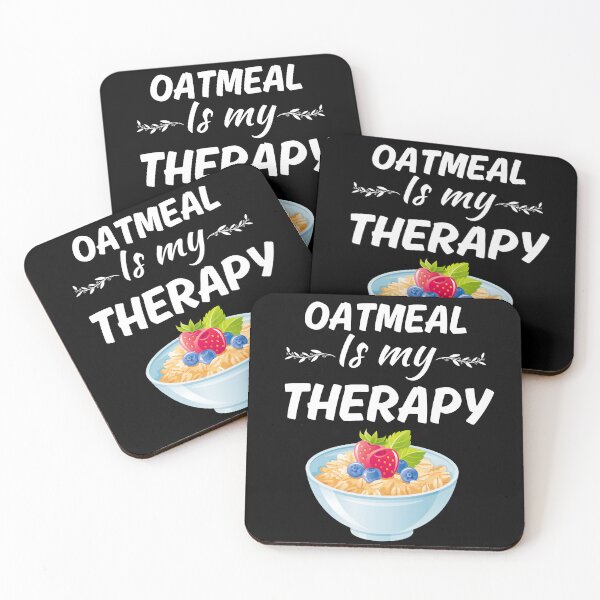 Item preview, Oatmeal is my therapy, funny oatmeal lover, vegan plant based diet power health meal designed and sold by NBSStore.