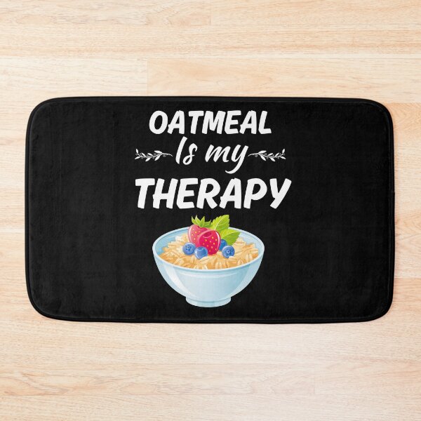 Item preview, Oatmeal is my therapy, funny oatmeal lover, vegan plant based diet power health meal designed and sold by NBSStore.