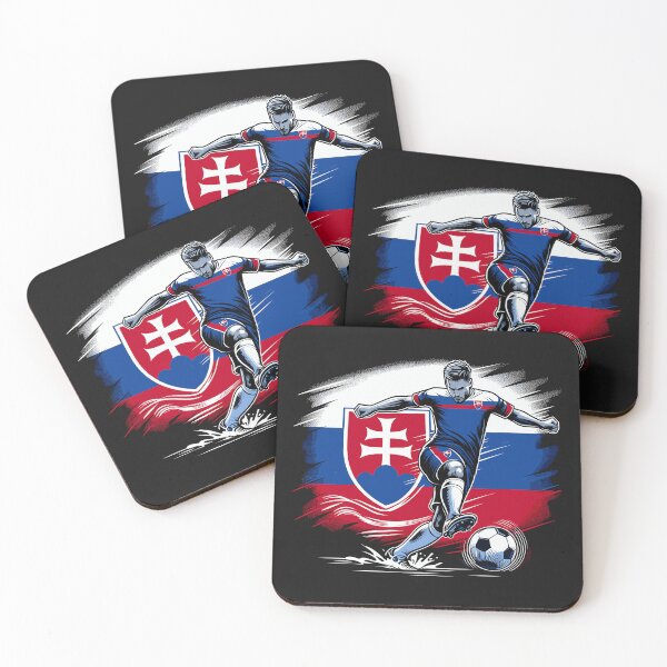Item preview, Dynamic Slovakia Soccer Star in Action - Vector Design designed and sold by SerhiiArt.