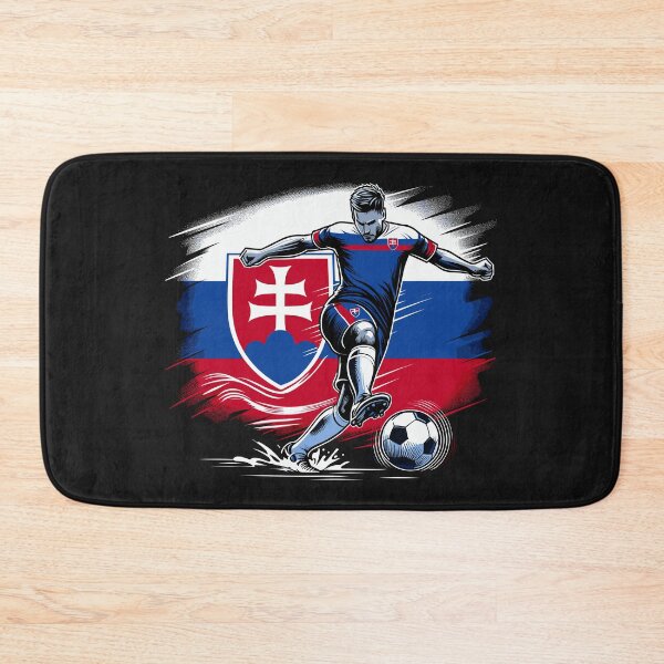 Item preview, Dynamic Slovakia Soccer Star in Action - Vector Design designed and sold by SerhiiArt.