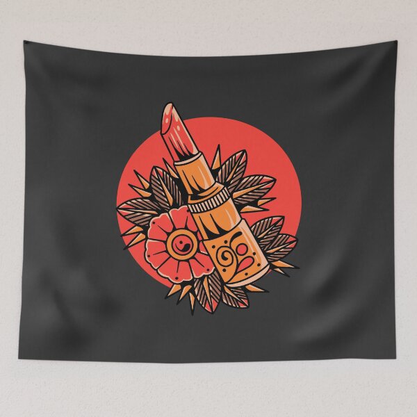 Item preview, Lipstick Tattoo Flash designed and sold by OutbreakDesigns.