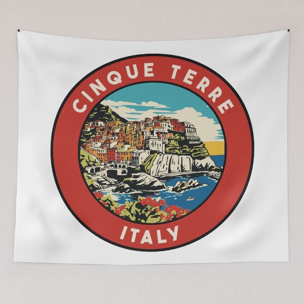 Item preview, Cinque Terre Italy Decal Design designed and sold by Decal Mania.
