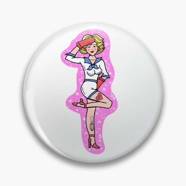 Item preview, Kitty Forman Pin-Up Girl designed and sold by marigold-art.