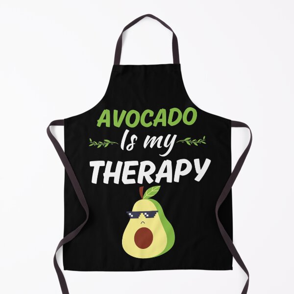 Item preview, Avocado is my therapy, funny avocado eater, avocado girl or lady saying designed and sold by NBSStore.