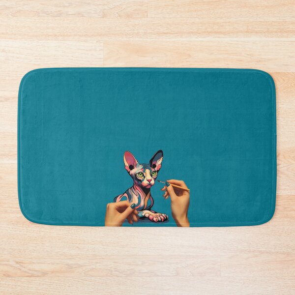 Item preview, Sphynx Reverie: Abstract Elegance Inspired by De Kooning designed and sold by BastKittyStore.