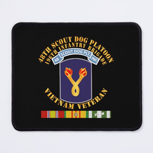 Item preview, Army - 48th Inf Scout Dog Plt Tab w 196th Inf Bde w VN SVC designed and sold by Military Insignia Products.