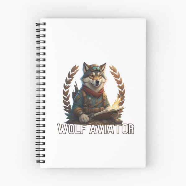 Item preview, "Wolf Aviator: Soar in Style! ?✈️ designed and sold by Lahate.