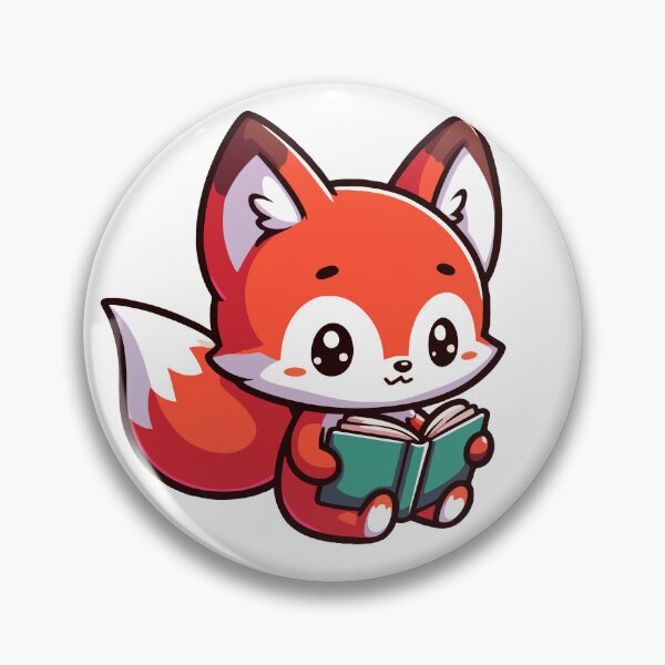 Item preview, Fox Reading Book - BW designed and sold by Ederson D'Mind.