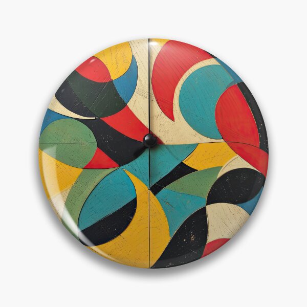 Item preview, Abstract Wall Clock 18 designed and sold by 3 CITIES.