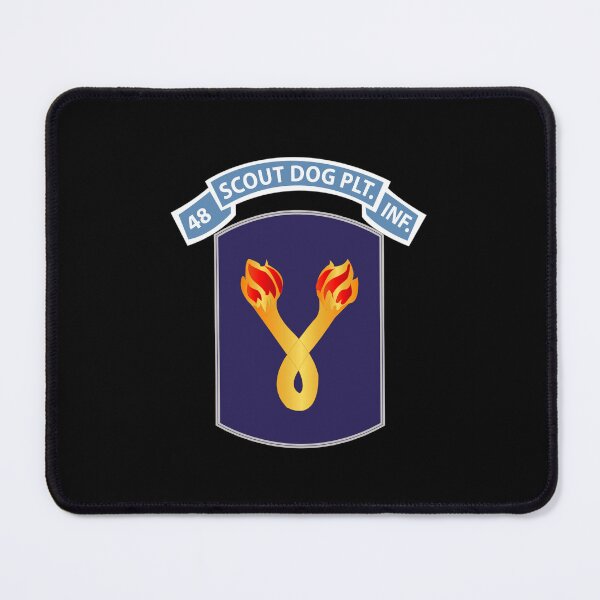 Item preview, Army - 48th Infantry Scout Dog Plt Tab w 196th Inf Bde designed and sold by Military Insignia Products.