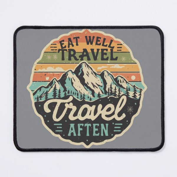 Item preview, Eat well travel often designed and sold by TheArtPoint.