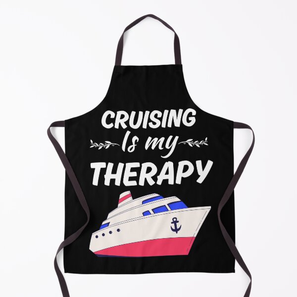 Item preview, Cruising is my therapy, funny cruising life sayings quotes, for cruising dad or mom designed and sold by NBSStore.