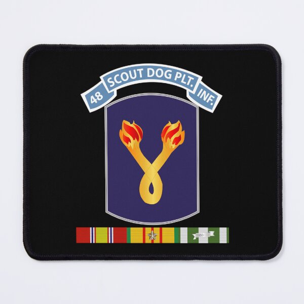 Item preview, Army - 48th Inf Scout Dog Plt Tab - 196th Inf Bde w VN SVC wo Txt designed and sold by Military Insignia Products.